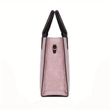 Classic Tote Bag Set - Solid Color All-Match Handbags